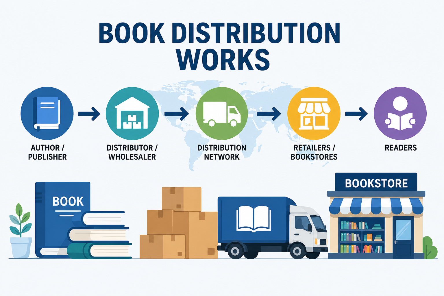 How Book Distribution Works: Complete Guide for Authors