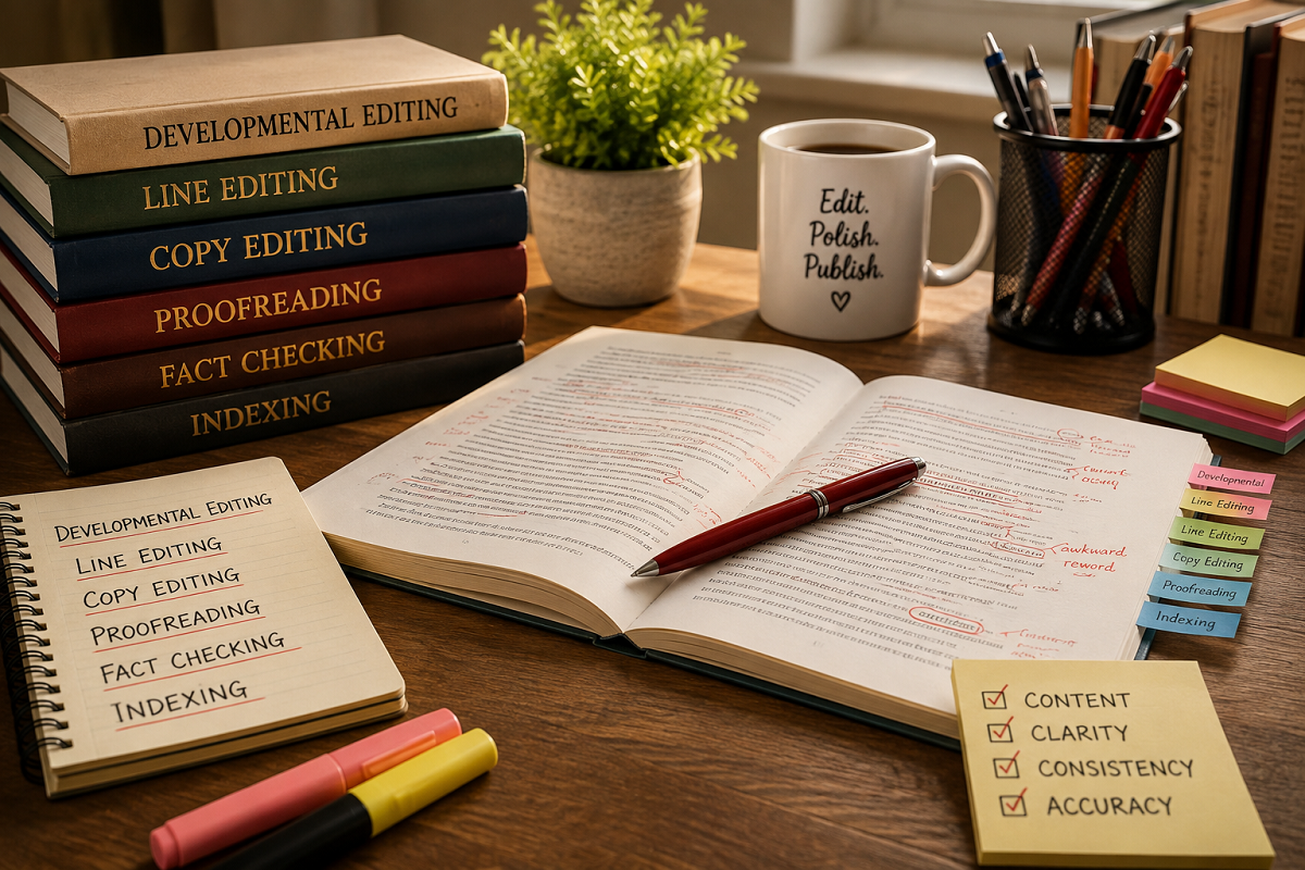 Types of Book Editing Every Author Should Know