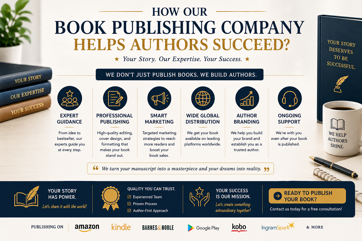 How Our Book Publishing Company Helps Authors Succeed